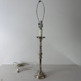 Silver Base Table Lamp, Sku 033116